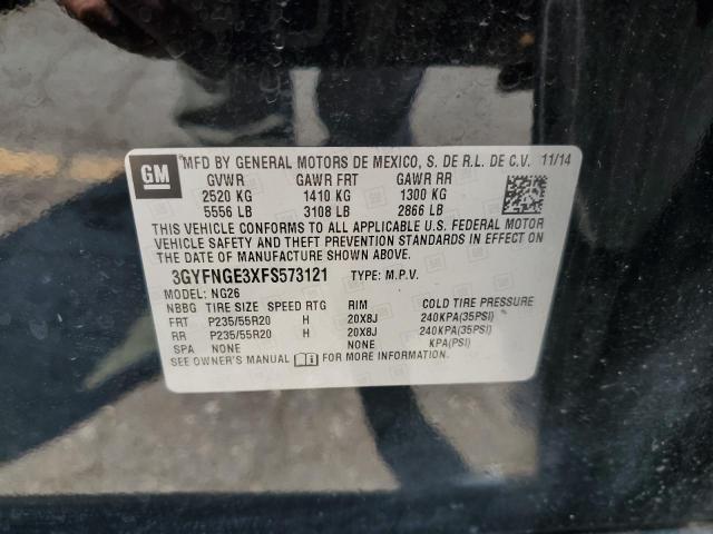 2015 CADILLAC SRX PREMIU 3GYFNGE3XFS573121