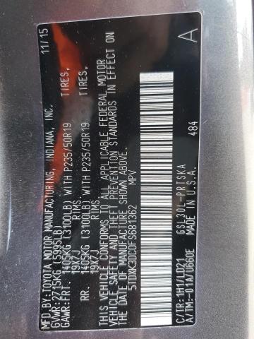 2015 TOYOTA SIENNA SPO 5TDXK3DC0FS681362