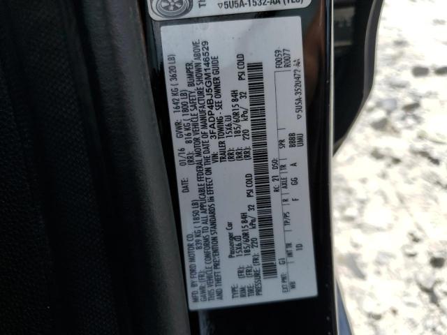 2016 FORD FIESTA SE - 3FADP4BJ5GM146529