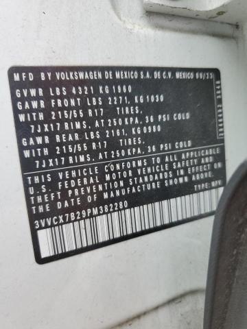 2023 VOLKSWAGEN TAOS S 3VVCX7B29PM382280