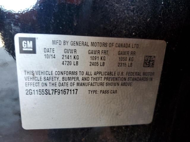 2015 CHEVROLET IMPALA LTZ - 2G1155SL7F9167117