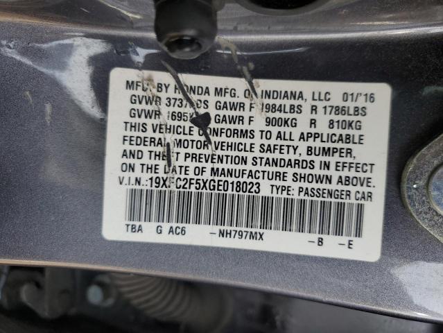 2016 HONDA CIVIC LX - 19XFC2F5XGE018023