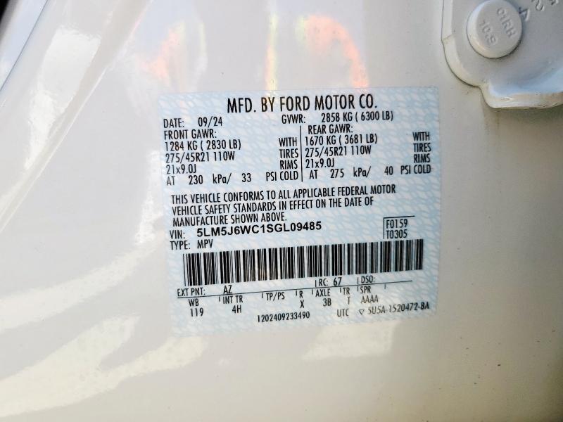 2025 LINCOLN AVIATOR 5LM5J6WC1SGL09485