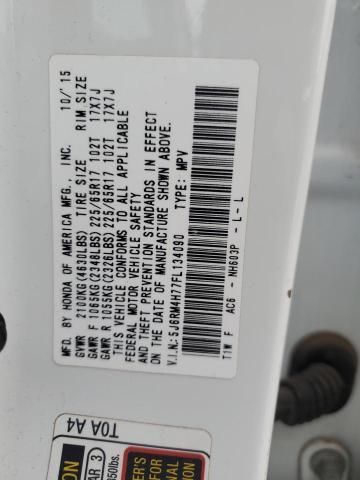 2015 HONDA CR-V EXL 5J6RM4H77FL134090