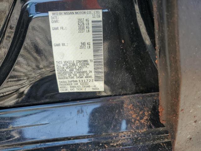 2017 NISSAN ALTIMA 2.5 - 1N4AL3AP9HN331723