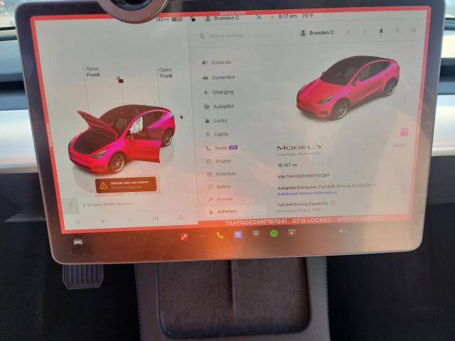2024 TESLA MODEL Y 7SAYGDED6RF167241