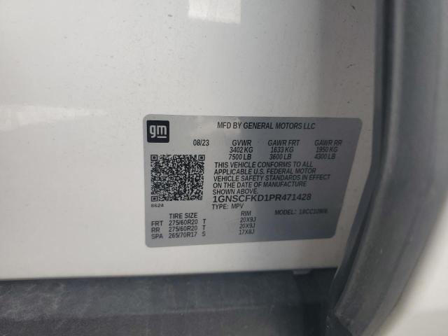 2023 CHEVROLET SUBURBAN C1500 PREMIER 1GNSCFKD1PR471428