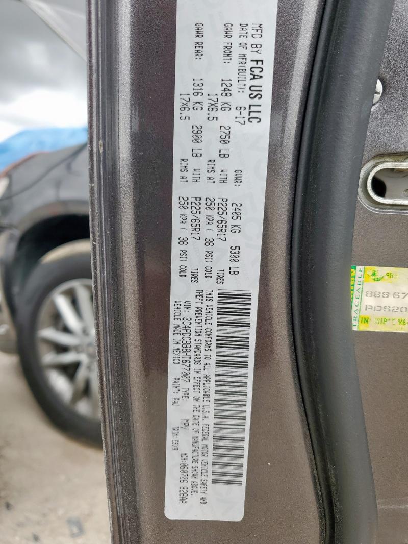 2017 DODGE JOURNEY SX 3C4PDCBB8HT677007