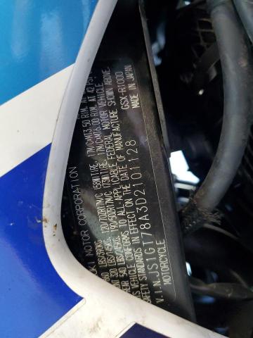 2013 SUZUKI GSX-R1000 JS1GT78A3D2101128