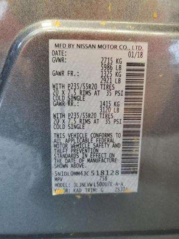 2018 INFINITI QX60 5N1DL0MM4JC518128