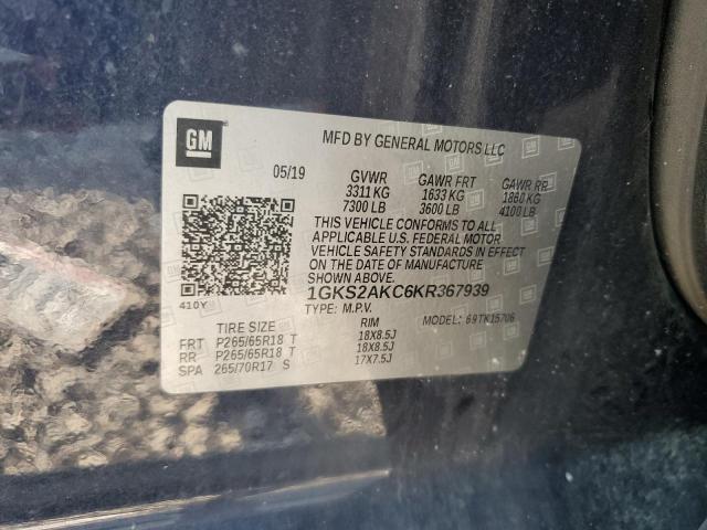2019 GMC YUKON SLE 1GKS2AKC6KR367939