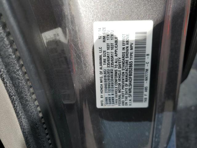 2015 HONDA ODYSSEY EX 5FNRL5H43FB052865
