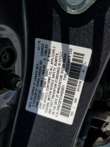 2018 HONDA CIVIC LX 2HGFC2F57JH525071