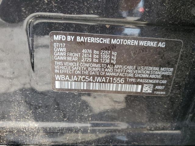 2018 BMW 530I WBAJA7C54JWA71556