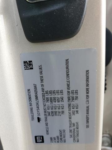 2021 CADILLAC ESCALADE S 1GYS4GKL5MR435847