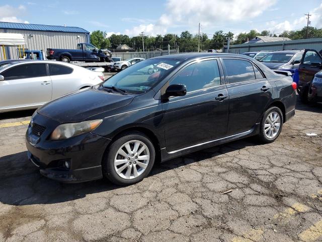 TOYOTA COROLLA BA 2010 black  gas 2T1BU4EE9AC243418 photo #1