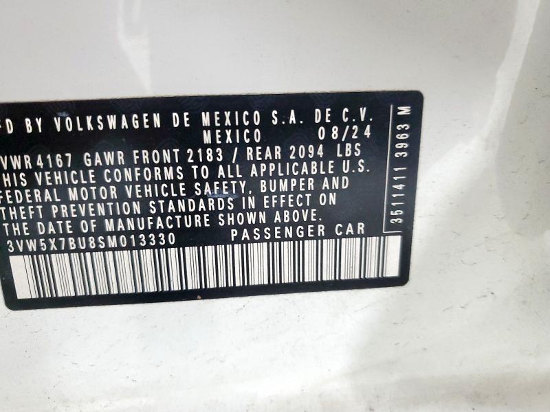 2025 VOLKSWAGEN JETTA S - 3VW5X7BU8SM013330