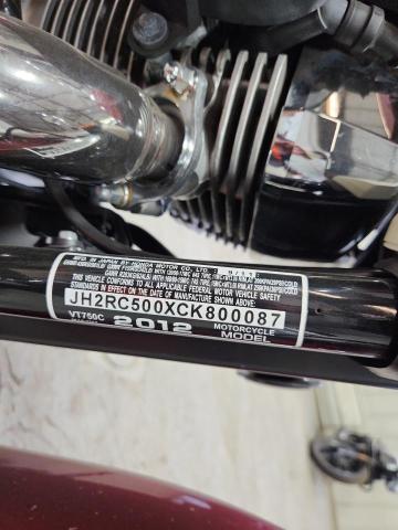 2012 HONDA VT750 C JH2RC500XCK800087
