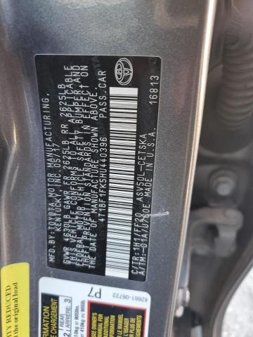 2017 TOYOTA CAMRY LE 4T1BF1FK5HU440396