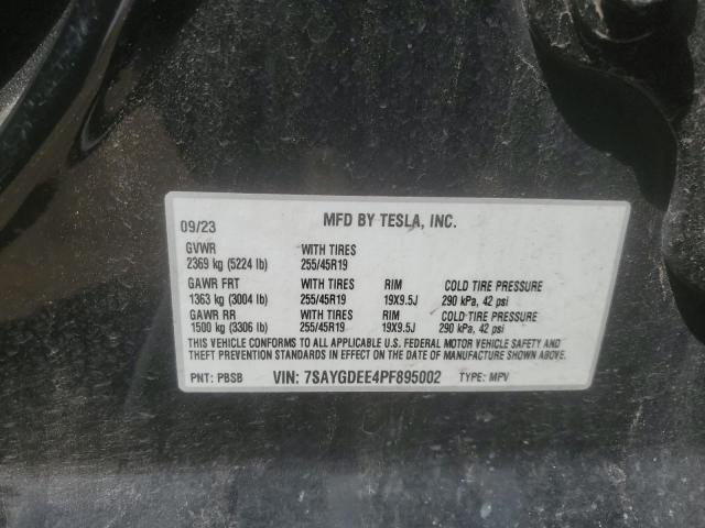 2023 TESLA MODEL Y 7SAYGDEE4PF895002