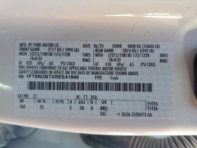 2024 FORD F250 SUPER - 1FT8W2BTXREE41848