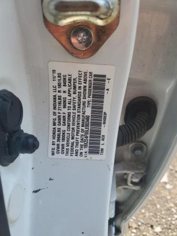 2020 HONDA INSIGHT EX 19XZE4F55LE003460