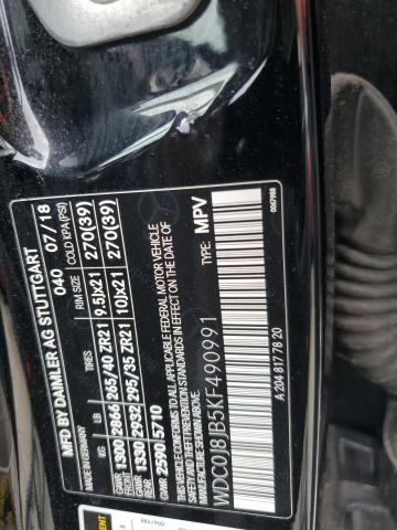 2019 MERCEDES-BENZ GLC COUPE WDC0J8JB5KF490991