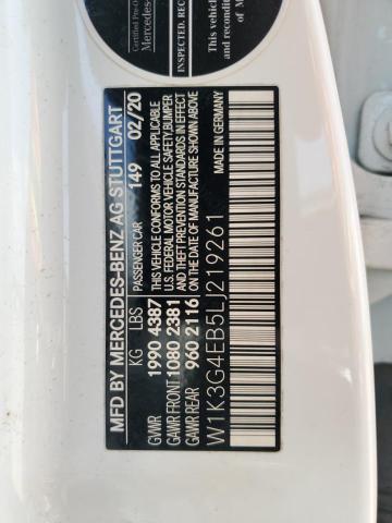 2020 MERCEDES-BENZ A 220 W1K3G4EB5LJ219261