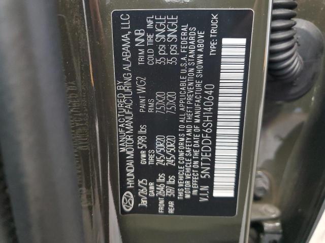 2025 HYUNDAI SANTA CRUZ 5NTJEDDF6SH140640