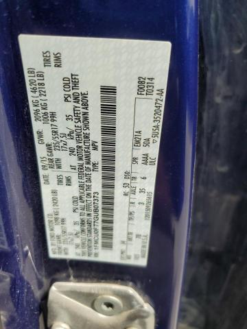 2016 FORD ESCAPE S 1FMCU0F77GUB07373