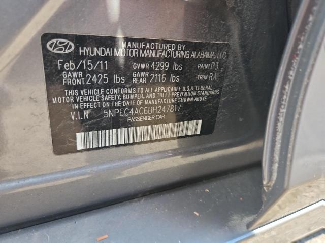 2011 HYUNDAI SONATA SE - 5NPEC4AC6BH247817