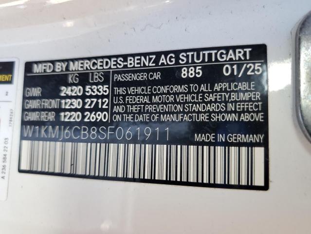 2025 MERCEDES-BENZ CLE AMG 53 W1KMJ6CB8SF061911
