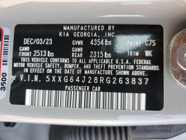2024 KIA K5 GT LINE 5XXG64J28RG263837