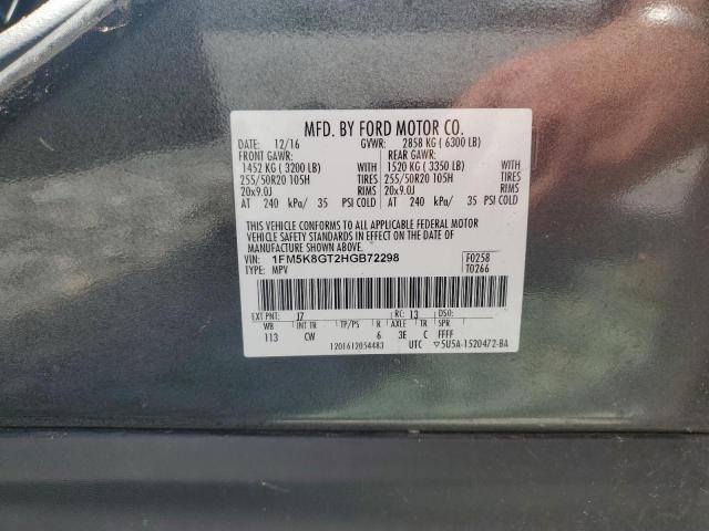 2017 FORD EXPLORER S - 1FM5K8GT2HGB72298
