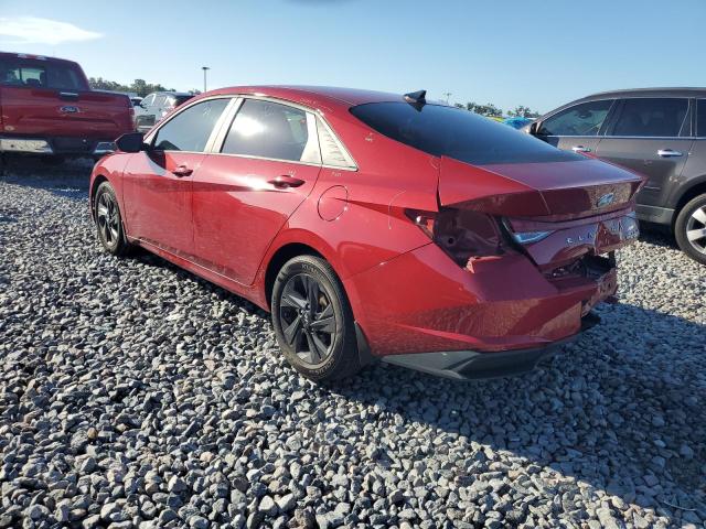 HYUNDAI ELANTRA BL 2022 red  hybrid engine KMHLM4AJ9NU030397 photo #3
