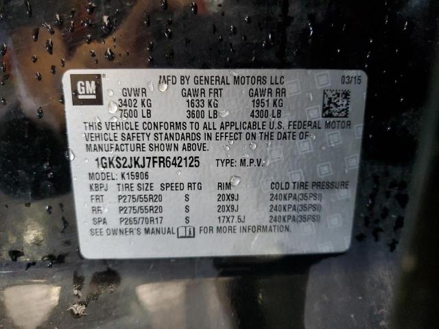 2015 GMC YUKON XL D 1GKS2JKJ7FR642125