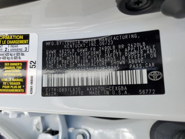 2023 TOYOTA CAMRY XLE - 4T1F31AK4PU618895