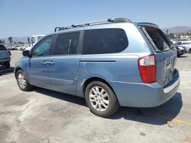 KIA SEDONA EX 2007 blue  gas KNDMB233X76112647 photo #3
