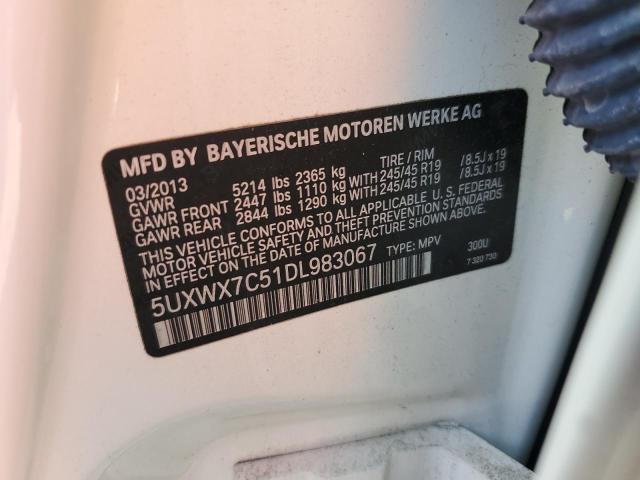 2013 BMW X3 XDRIVE3 - 5UXWX7C51DL983067