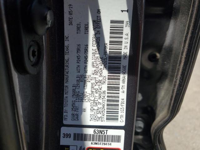 2019 TOYOTA TACOMA DOU - 5TFAX5GN4KX154106