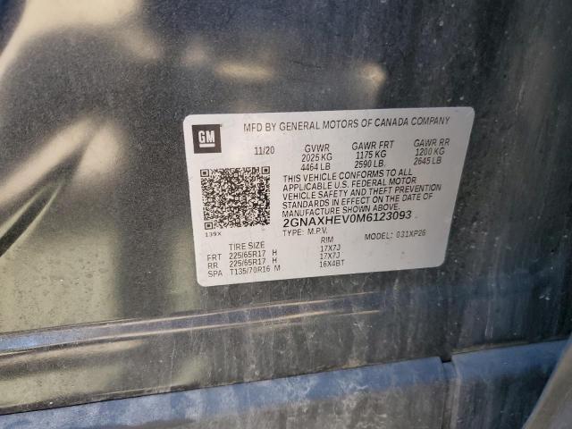 2021 CHEVROLET EQUINOX LS 2GNAXHEV0M6123093
