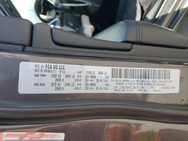 2015 JEEP GRAND CHER - 1C4RJFAG4FC150171