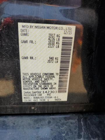 2016 NISSAN ALTIMA 2.5 1N4AL3AP3GC142303