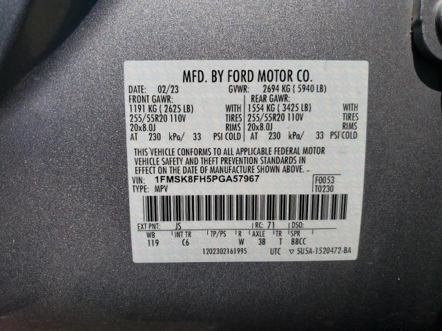2023 FORD EXPLORER L - 1FMSK8FH5PGA57967