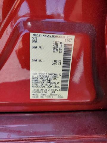 2017 NISSAN ALTIMA 2.5 1N4AL3AP5HC234353