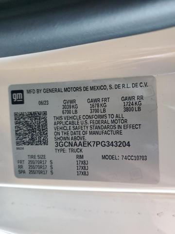 2023 CHEVROLET SILVERADO - 3GCNAAEK7PG343204