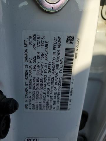 2019 HONDA CR-V LX 2HKRW6H32KH209723