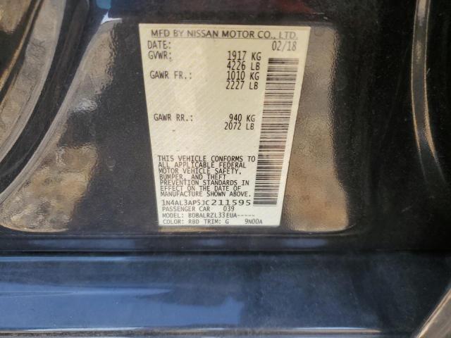 2018 NISSAN ALTIMA 2.5 - 1N4AL3AP5JC211595