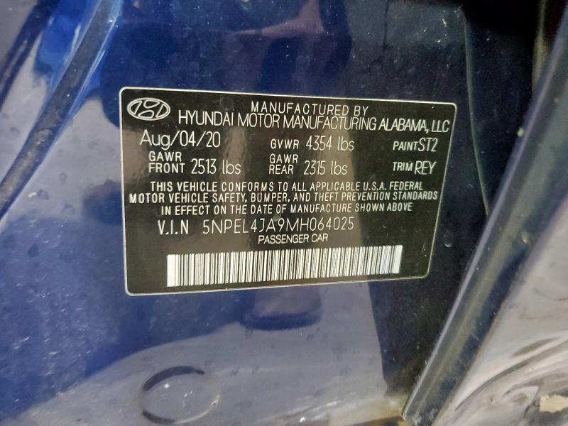 2021 HYUNDAI SONATA SEL - 5NPEL4JA9MH064025