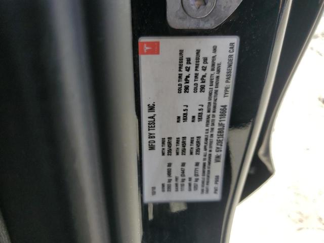 2018 TESLA MODEL 3 5YJ3E1EB0JF118664